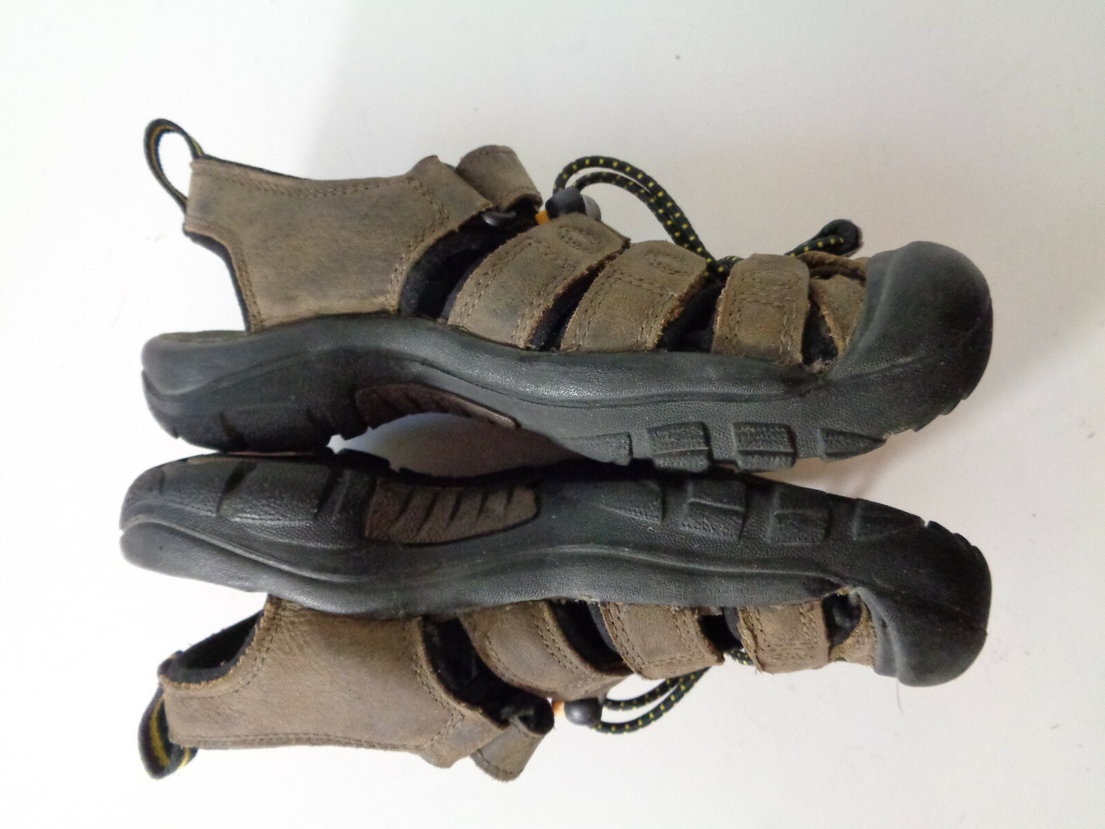 Scarpe sandali KEEN bambini US 1 EU 33 Newport H2 pelle marrone lavabile impermeabili