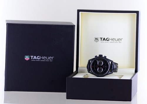 Tag Heuer Uhr Carrera Chronograph Flyback black Calibre 36 El Primero Titan Glas - Bild 2 von 20