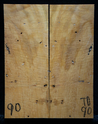 Spalted Tamarind #90 Knife Scales 5''x 2''x 3/8'' see 100 species in my store