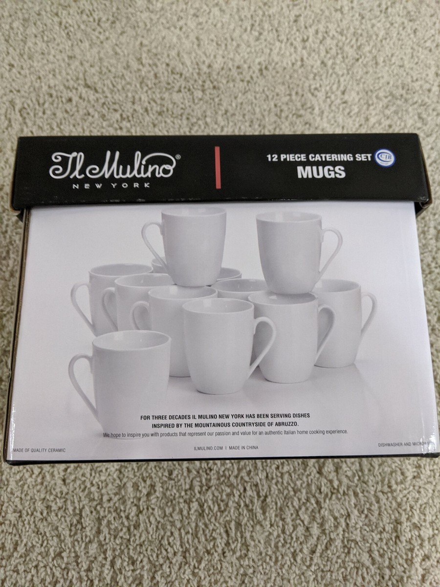 The Mulino New York 12 Piece Catering Mug Set | eBay