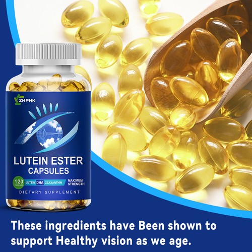 Hochdosierte Augenvitamine Mit Lutein,Zeaxanthin, Traubenkern 120 Kapseln - Bild 9 von 11