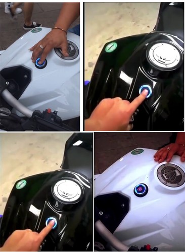 Smart Key Engine Start Button Motorcycle Scooter Device Anti-theft ...