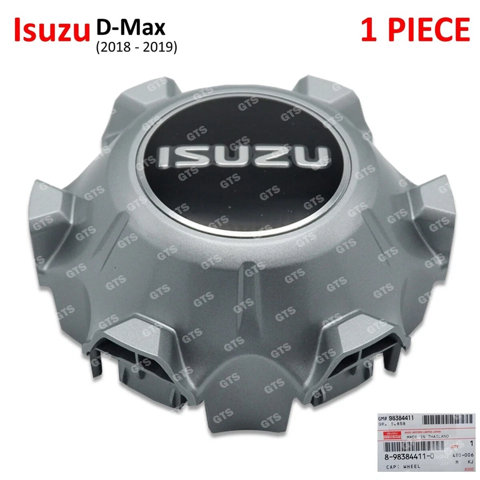 1Pc Wheel Cap Silver Fits Isuzu D-Max Dmax 2WD 4WD Hi-Lander V-Cross 2018 2019 - Image 4 of 4