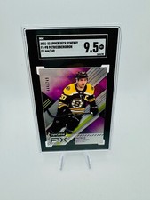 2021-22  UD Synergy #FX-PB Patrice Bergeron /749 - SGC 9.5 MT+ / POP 1