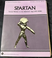 SPARTAN Tactical Warfare in the Hellenistic  Age, 500-100BC SPI Board Game
