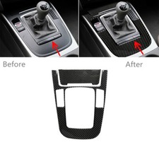 Pannello Cambio Console Fibra di Carbonio per Audi A4 B8 A5 2009-12 Q5 2010-12