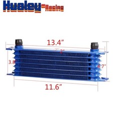 Universal 7 Row Powder Engine Transmission Racing Aluminum Oil Cooler Universal 7 Row Powder Engine Transmission Racing Aluminum Oil Cooler