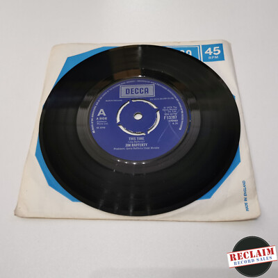 jim rafferty this time 7'' vinyl record very good condition