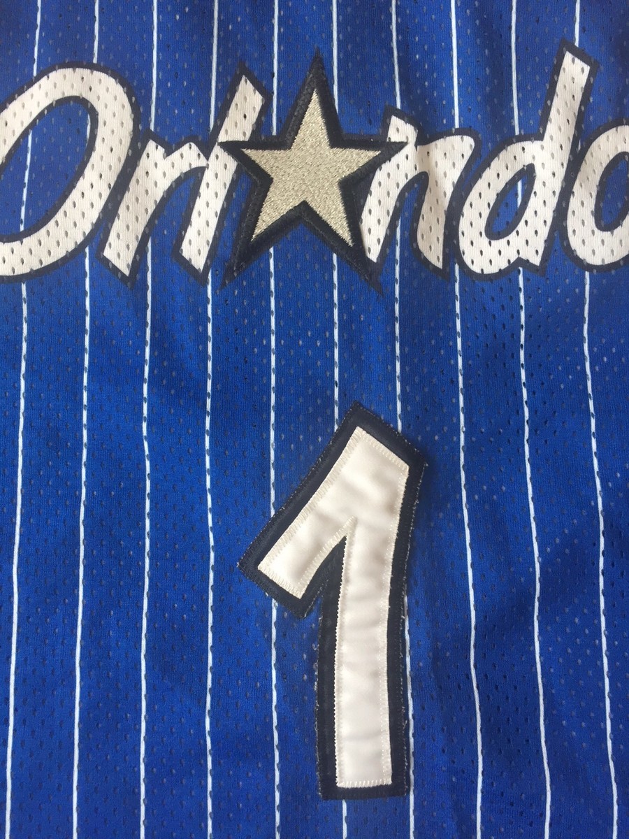 Authentic Champion PENNY Hardaway Orlando Magic Blue Pinstripe