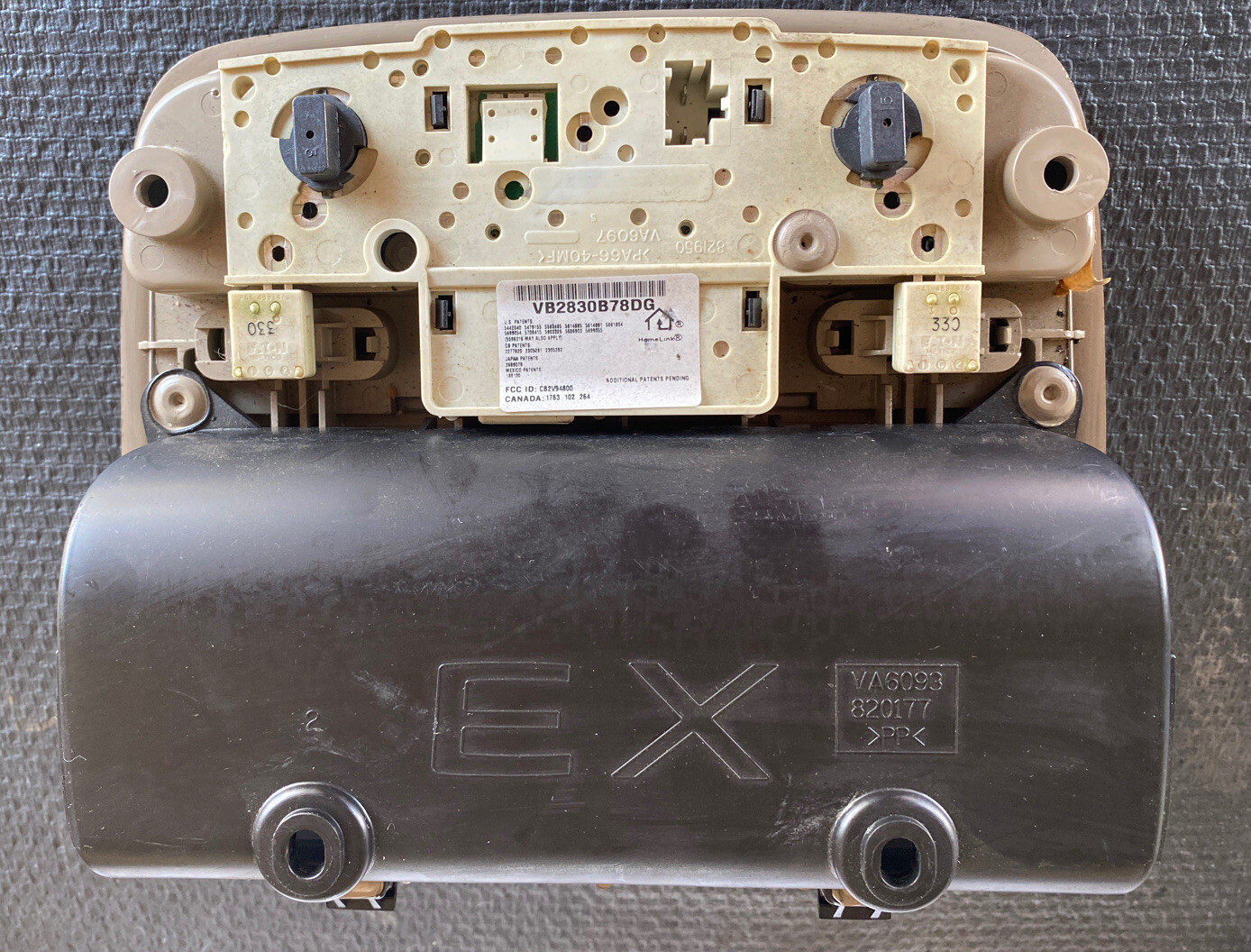 99 00 01 02 03 ACURA CL TL MDX ACCORD OVERHEAD CONSOLE DOME MAP LIGHT