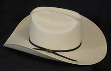 Vtg Viquez Hat Cowboy Straw Woven Western Rodeo Prescott 6 3/4 Mexico Logo Band