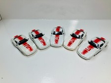 TYCO  5  NOS CORVETTE Body White/Red 3   BRAND NEW  use on AFX, AURORA, HO