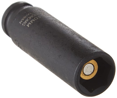 Presa a percussione magnetica profonda 1/4 di pollice 10 mm acciaio cromato molibdeno - Foto 2 di 7