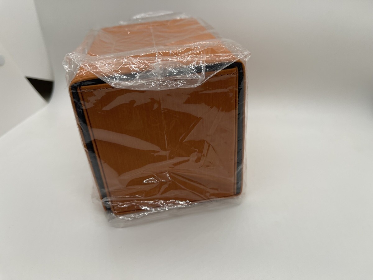 Yugioh Regional Deck Box 2024-2025 Orange W/ Dice Box Sealed