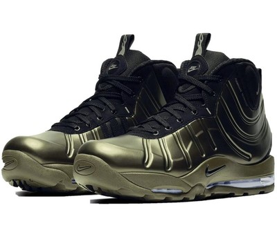 Size 9 - Nike Air Bakin Posite Men's Foamposite Boots Olive Black NEW 618056-200 | eBay