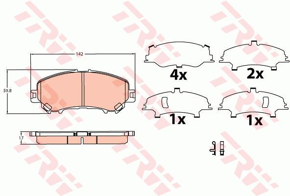 Plaquettes de frein Nissan Qashqai II SUV 1.5 dCi idéales pour longs trajets en famille