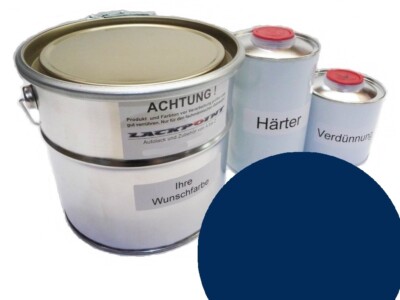3,5 Liter Set 2K Autolack geeignet für BMW W37 Enzianblau kein Klarlack Farbe B