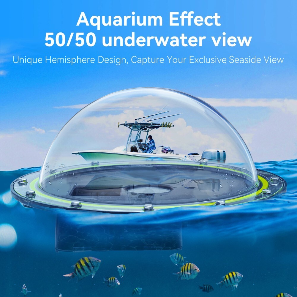 Dji Osmo Action GEPULY 6''Dome Port For Pro Action Camera