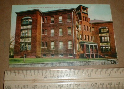 VTG 1909 North Graded School Charlotte North Carolina NC Original old Postcard