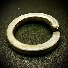 Imperial Spring Lock Washers Square Section Single Coil BZP Zinc