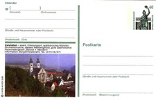 (865) Cartolina illustrata ** - Due pieghe - MNH