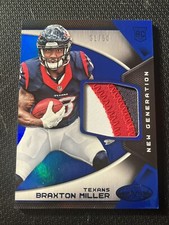 Braxton Miller Patch Rookie 2016 Certified New Generation Jersey Mirror Blue /50