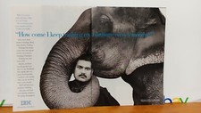 1996 IBM COMPUTER Vintage Print Ad 2 PAGE