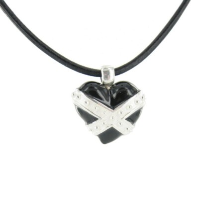 Heartbreaker By Drachenfels Ladies Silver Pendant Necklace Heart To Ld HT 38