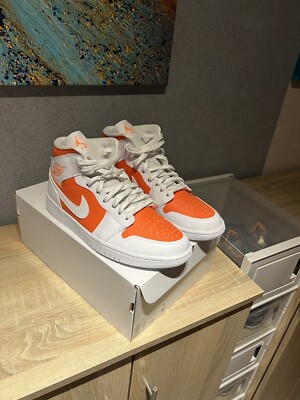 Nike Air Jordan 1 mid se WMNS Bright Citrus/White EU44,5