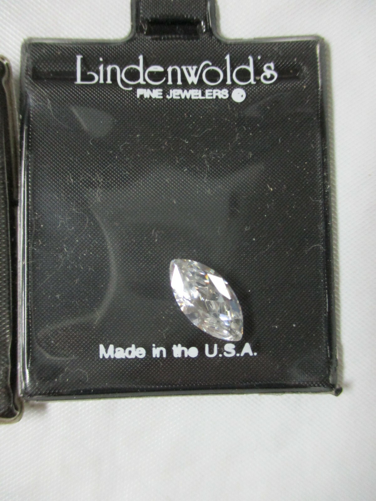 Vintage Lindenwold Fine Jewelers Cubic Zirconia Faceted Gemstone