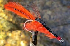 Gilchrist Fliegen. 3 x OSTSEE GARNELEN. Salzwasserhaken Gr.2/0