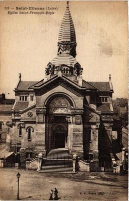 CPA AK St-ÉTIENNE Kirche St-FRANCois Regis (665284)