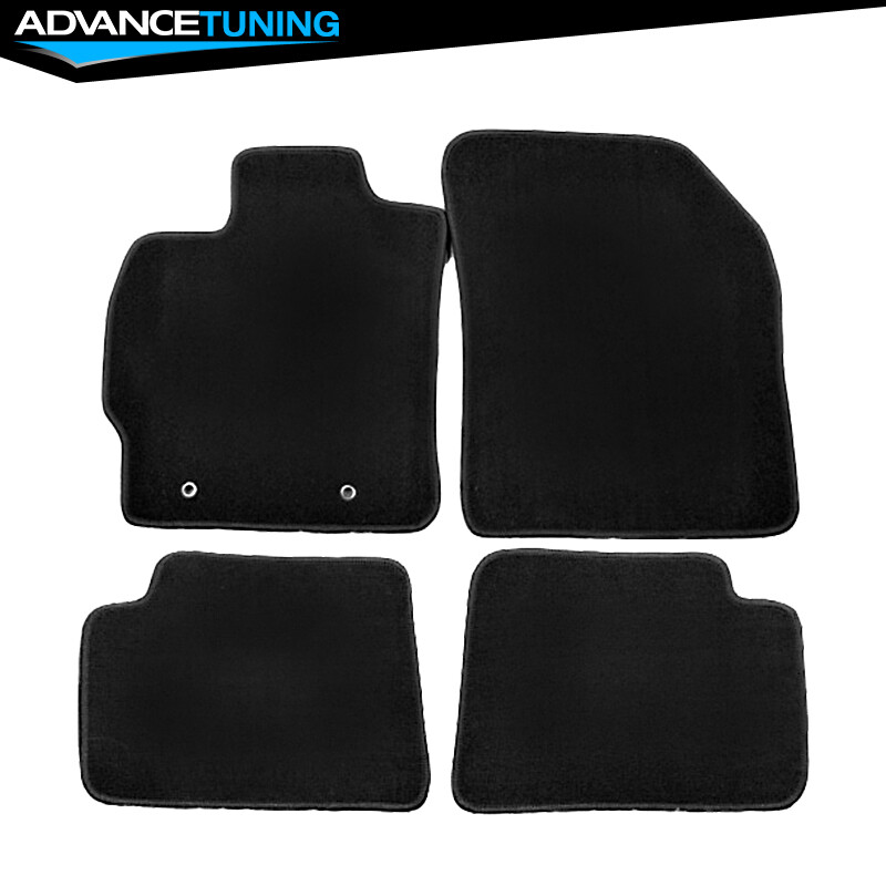 Fits 0815 Scion xB Wagon 4 Door Front & Rear Black Nylon Floor Mats