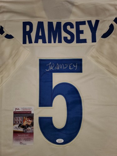 LOS ANGELES RAMS JALEN RAMSEY AUTOGRAPHED SIGNED JERSEY JSA COA - Picture 2 of 3