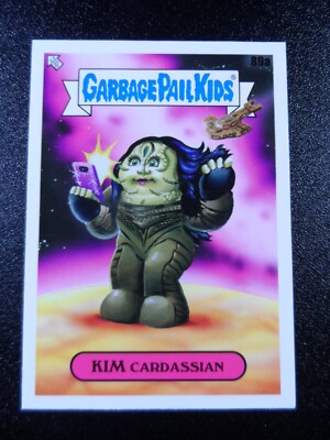 Kim Kardashian Star Trek Spoof Garbage Pail Kids Card