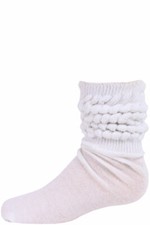 Millennium Kids' Slouch Socks - 1 Pair - White