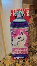 Freaker Koozie Unicorn on the Cob Bottle Can Flask Insulated Drink Sweater NEW