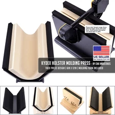 Kydex Holster Molding Press - Taco Press Design - (6in x 12in) - w/Molding Foam
