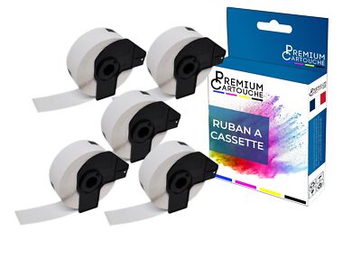 UniPlus Lot De 5 Rubans D'étiquettes Laminées Compatibles 24 Mm Pour