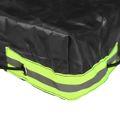1X 130X110X8CM 600D Flat Protective Tarpaulin Trailer with Waterproof Tensioner - Picture 6 of 8