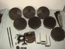 ALESIS NITRO MESH ELECTRONIC DRUM KIT WITH DM7X BRAIN/MODULE -READ!