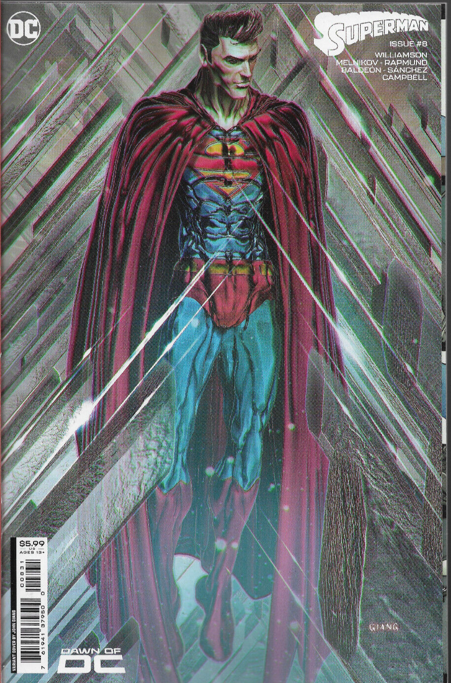 SUPERMAN (2023) #8 - GIANG Variant - New Bagged