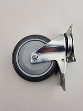 5" Swivel Caster with Total Lock Brake, Thermoplastic Urethane Wheel