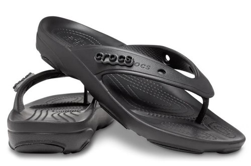 CROCS CLASSIC ALL TERRAIN FLIP BLACK 