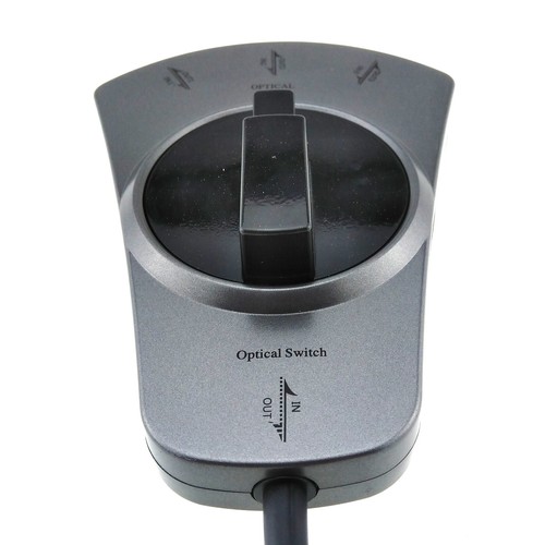Toslink Splitter 3 Port Selector Digital Audio Optic Fiber Dual Way Input Output - Picture 3 of 8