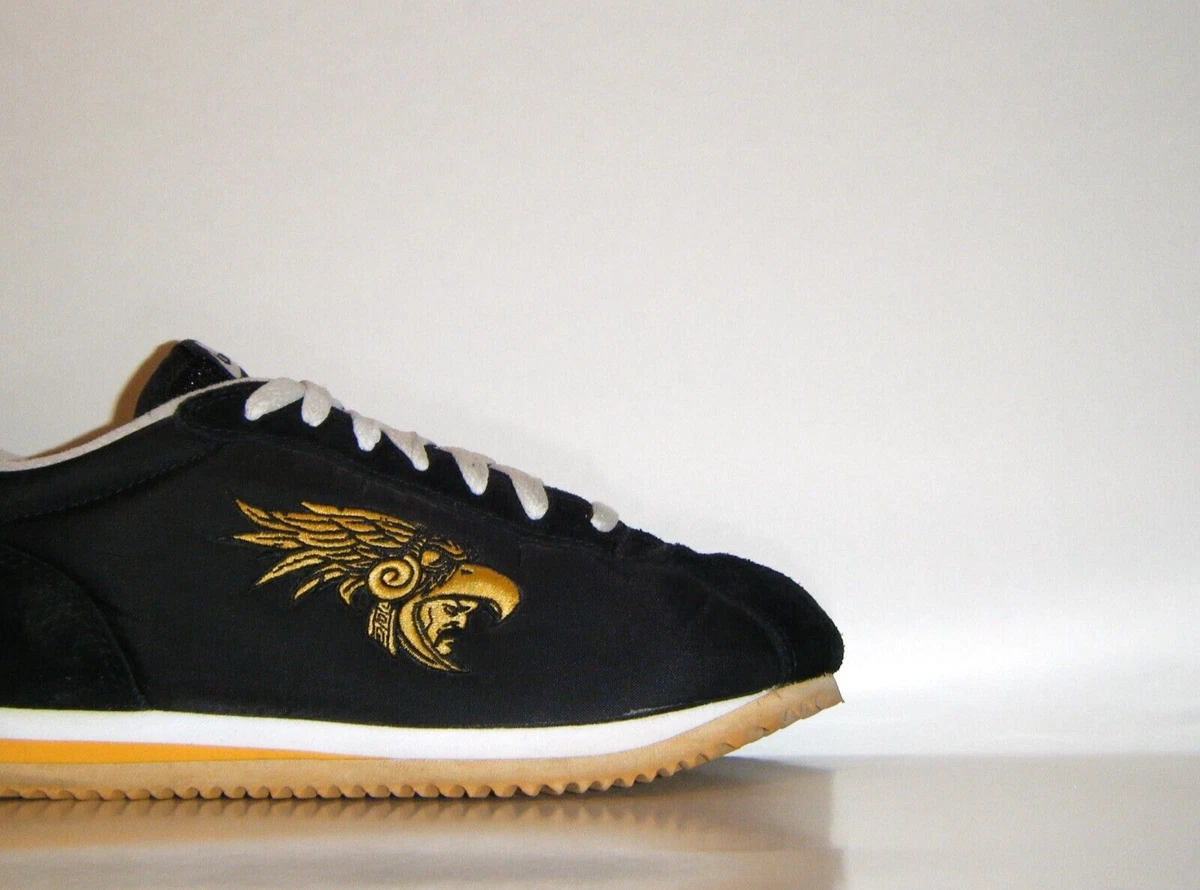 Black Nike Cortez Aztec-Mexican. LE Mr Cartoon