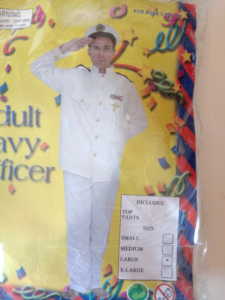 ADULT NAVY OFFICER COSTUME - image 3 of 4