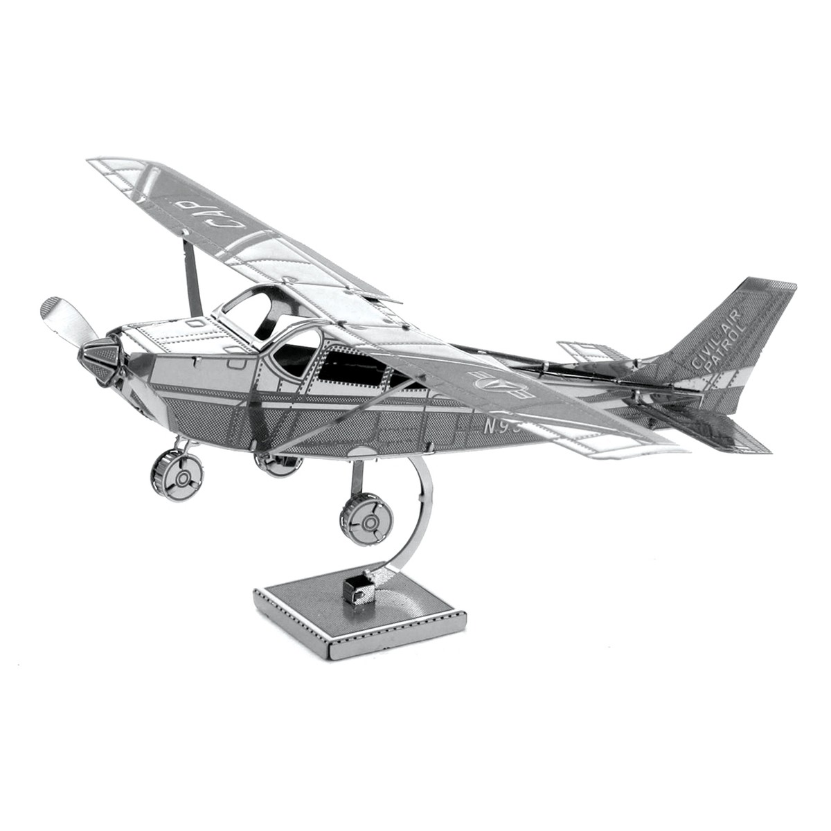 Fascinations Metal Earth Cessna Skyhawk 172 Aircraft 3D Steel