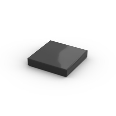 Lego 10x Platte Fliese 2x2 plate tile 3068b schwarz black