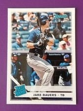2019 Donruss Baseball Base Rated Rookies #39 Jake Bauers - Tampa Bay Rays